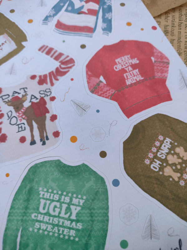 funny-christmas-sweaters-sticker-sheet2